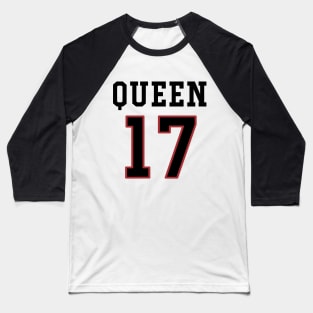 17th Birthday Gift Slab Queen 17 Baseball T-Shirt